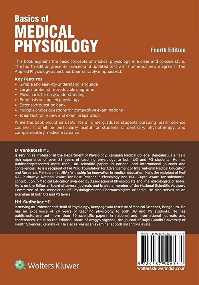 Basics of Medical Physiology Venkatesh Sudhakar 2