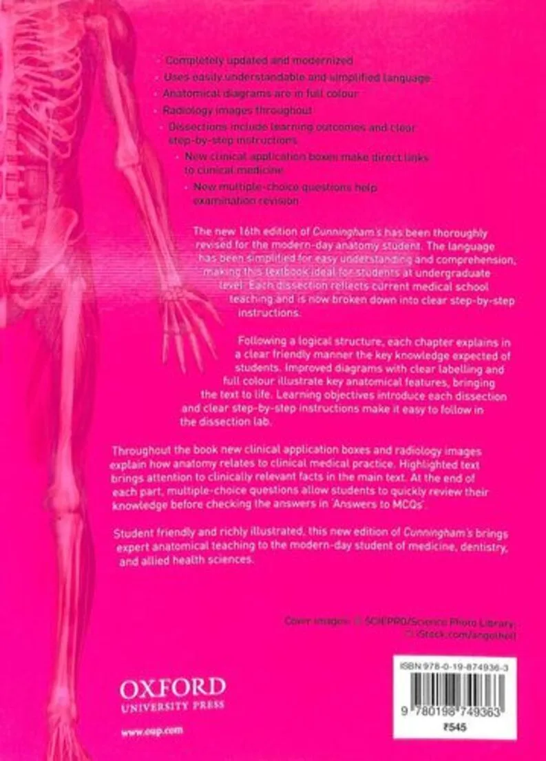 Cunningham Manual of Practical Anatomy Vol.1 Upper and Lower limbs Koshi 2
