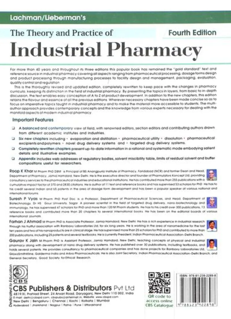 The Theory and Practice of Industrial Pharmacy LachmanLiebermans Ahmad 2